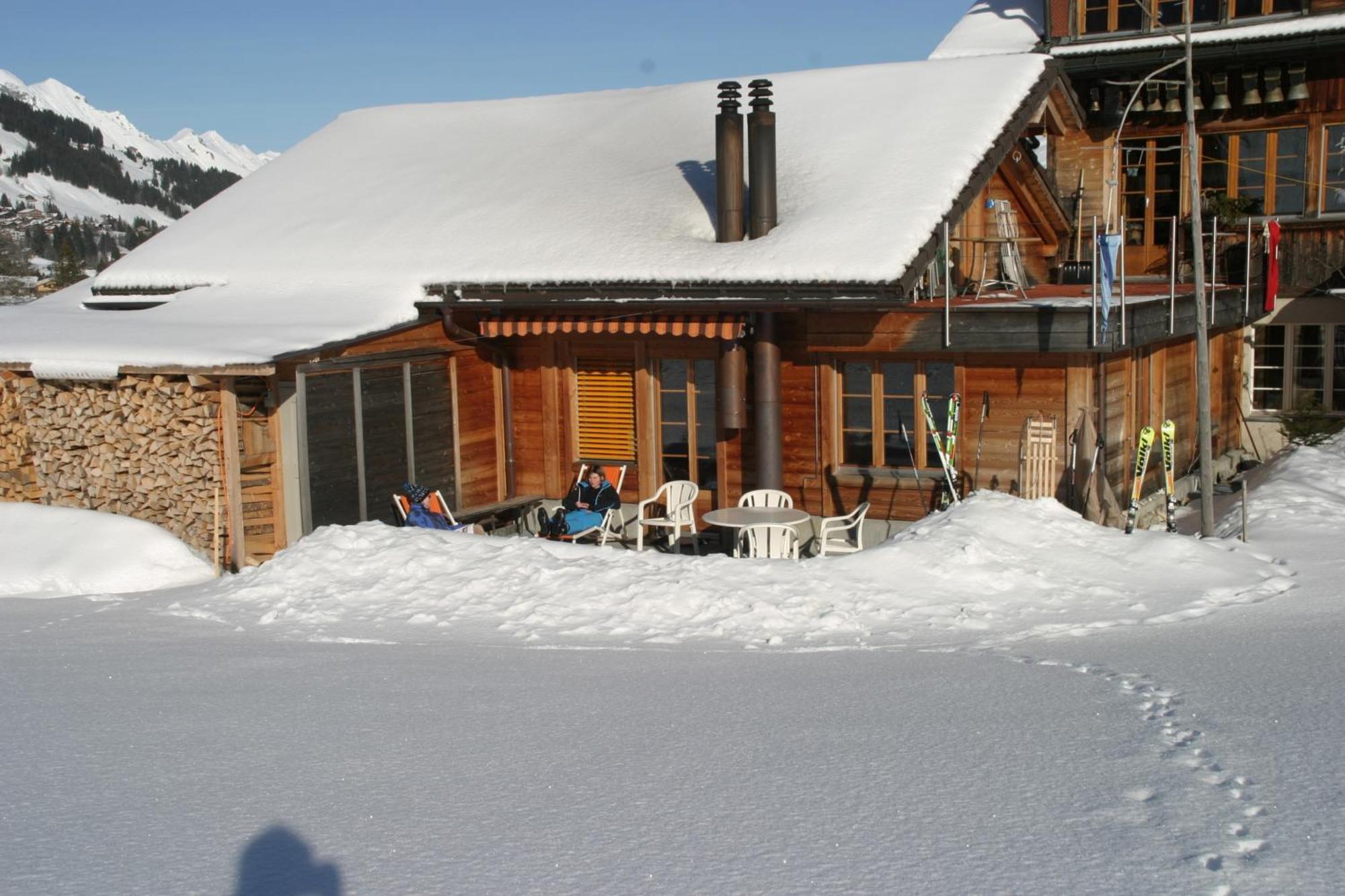 Bergdohle Appartement Adelboden Buitenkant foto