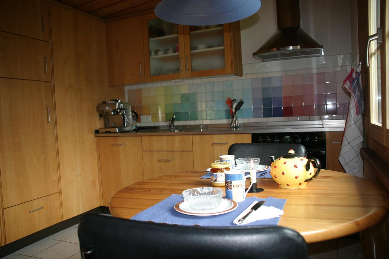 Bergdohle Appartement Adelboden Buitenkant foto